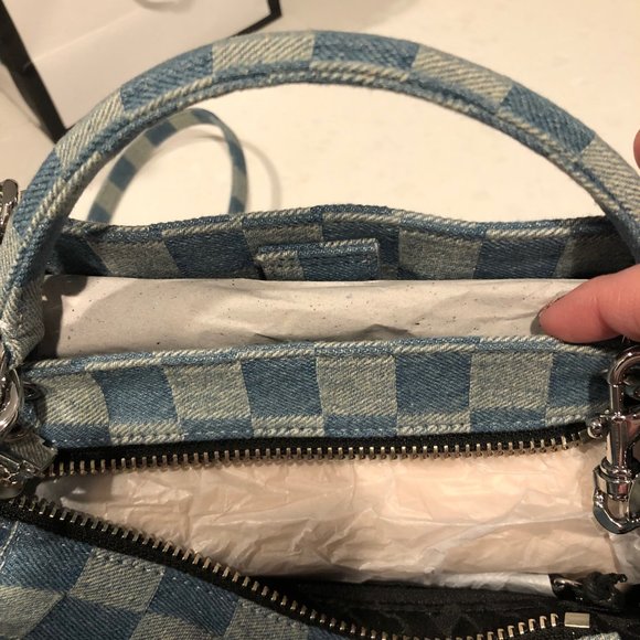 Rebecca Minkoff - Lou Top Handle Denim Crossbody - Picture 6 of 7